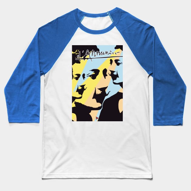 Gabriele D'Annunzio Baseball T-Shirt by Exile Kings 